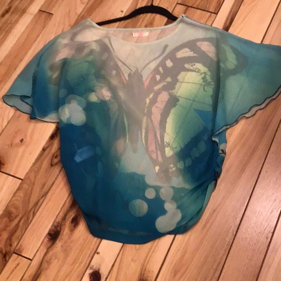 Yes Miss elegant sheer Top - Picture 3 of 4